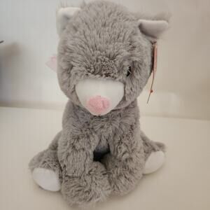 Pet smart Lucky the Cat Plush 11" Gray Kitty